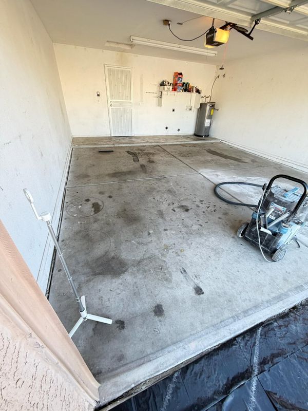 Garage Floor Epoxy Installation