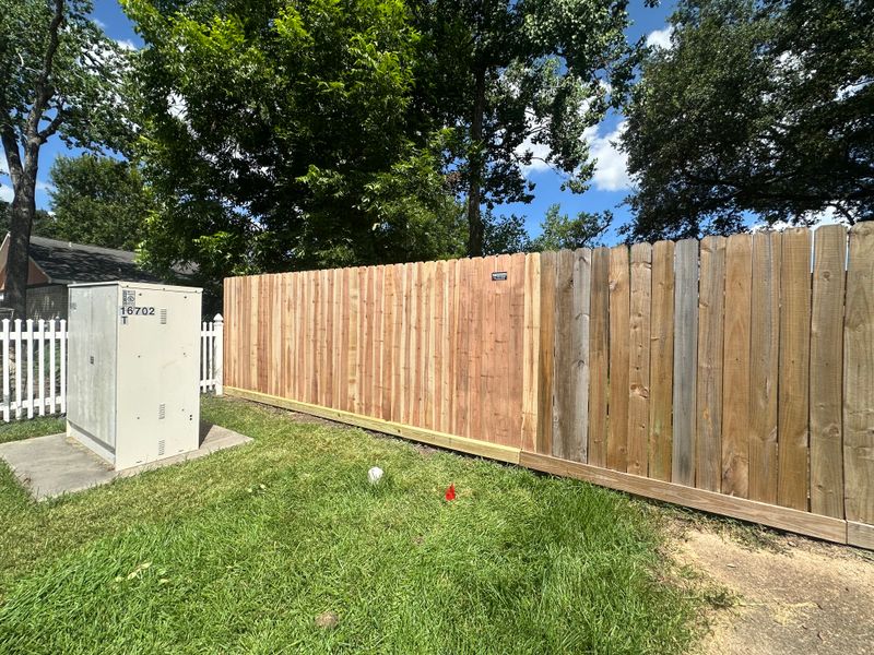 Wood Fence Installation