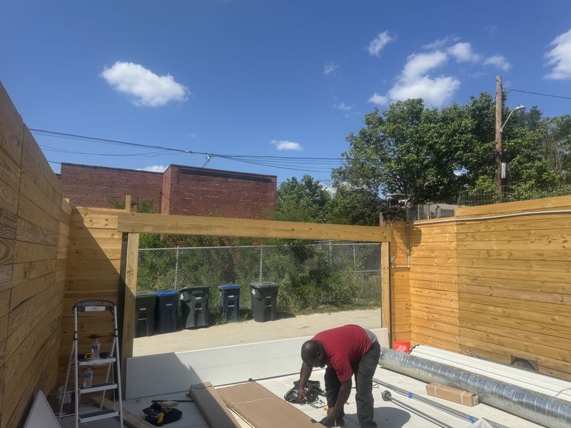 Freestanding Alleyway Garage Doors