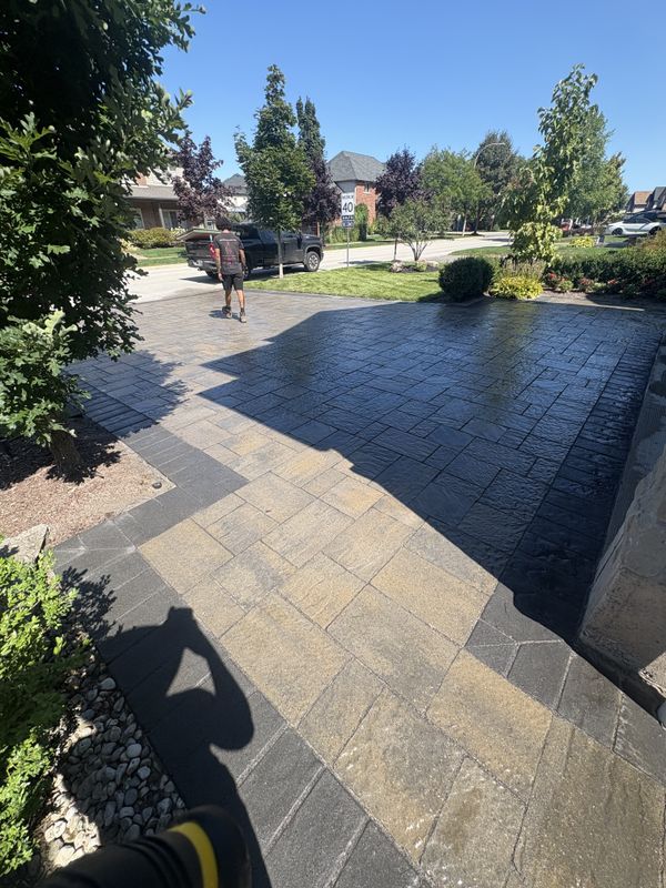 Interlock Pressure Washing & Re-Sanding