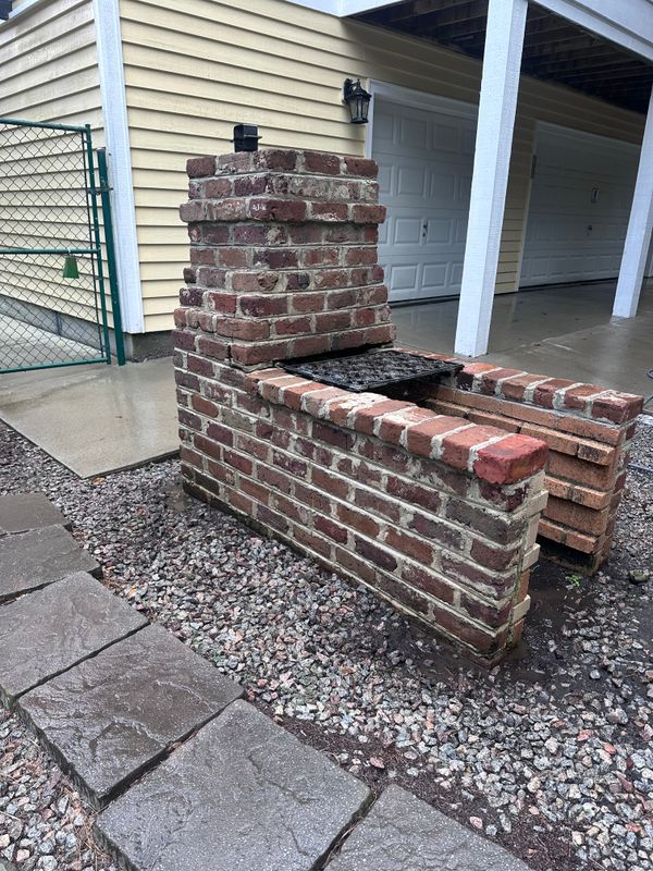Driveway pressure cleaning