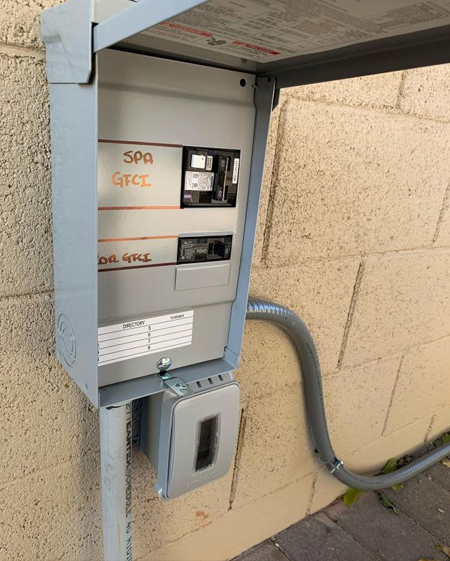 Hot tub / Spa circuit installation
