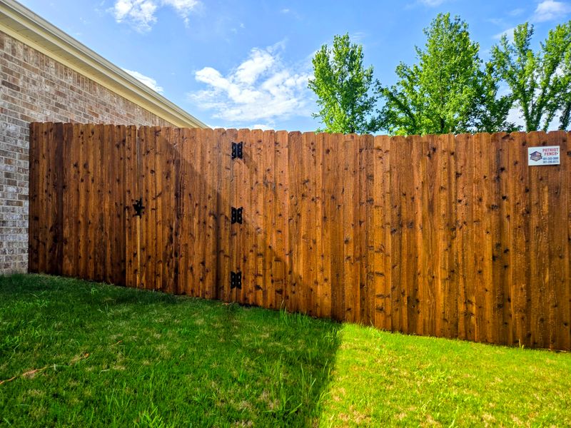 Cedar Privacy Fence Installation