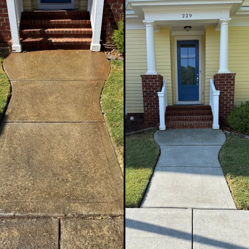 Driveway and Sidewalk Cleaning