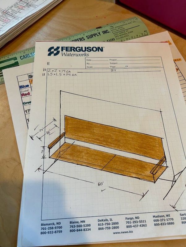 Custom Mobile Welded Outdoor Swing Project in Minnesota