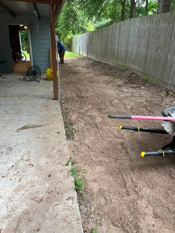 French Drainage Install