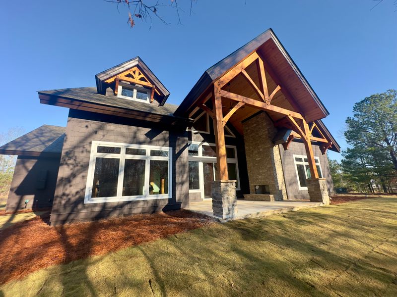 Mountain Style Timber Frame