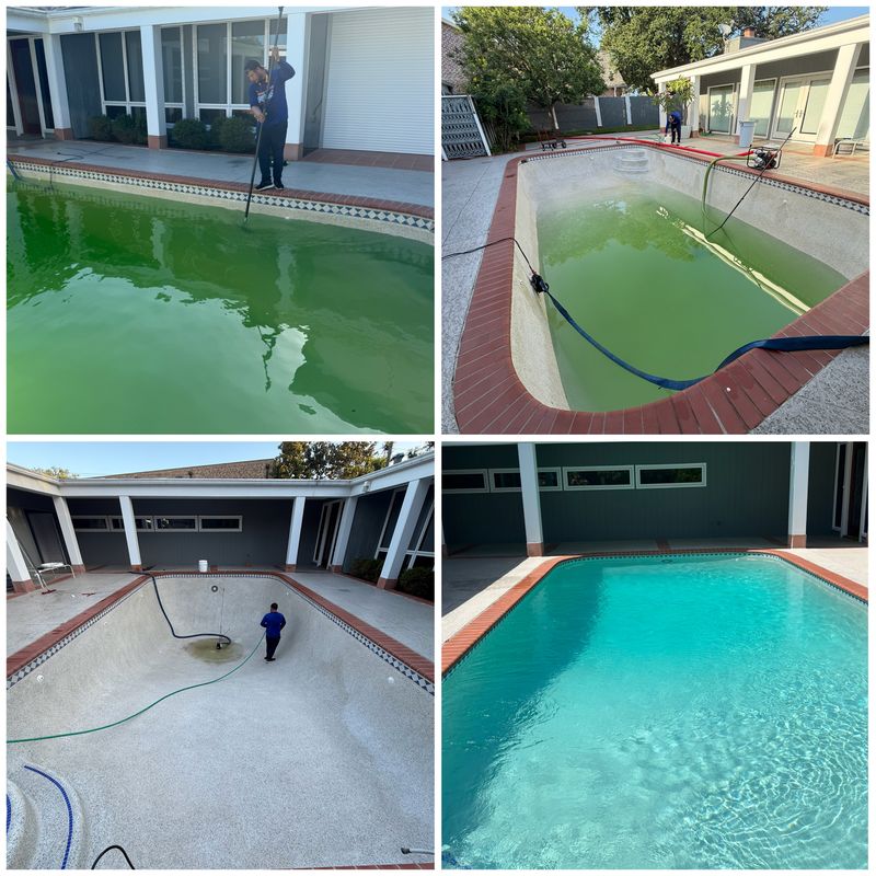 Pool drain and clean