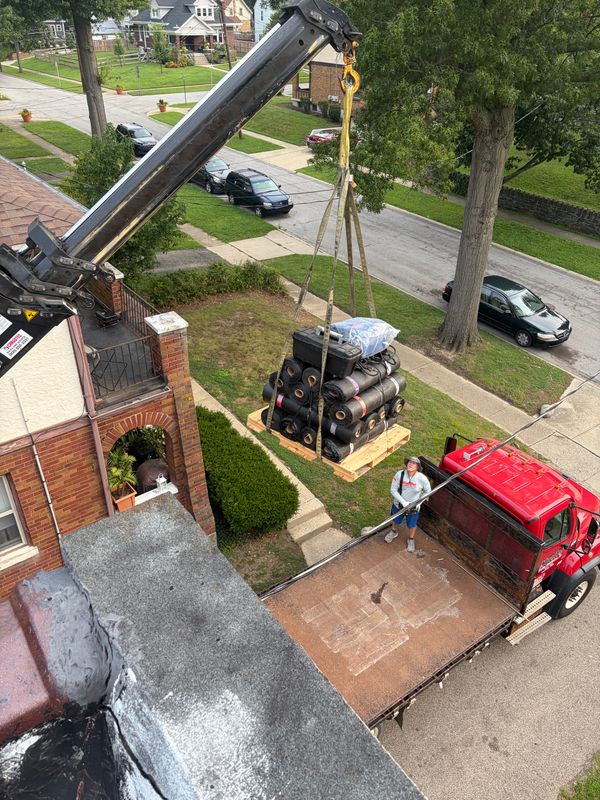 Modified bitumen flat roofing services