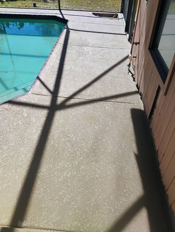 Pool Deck Painting.