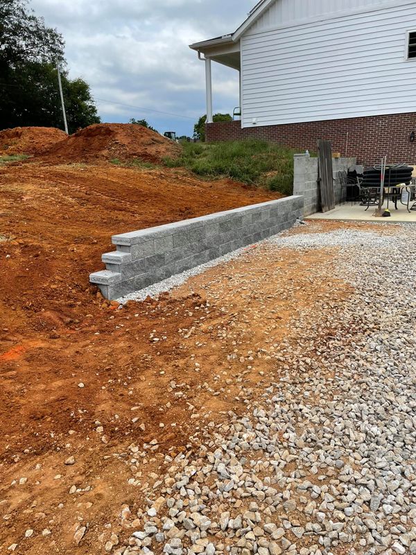 Retaining Walls and Raised Flower Beds