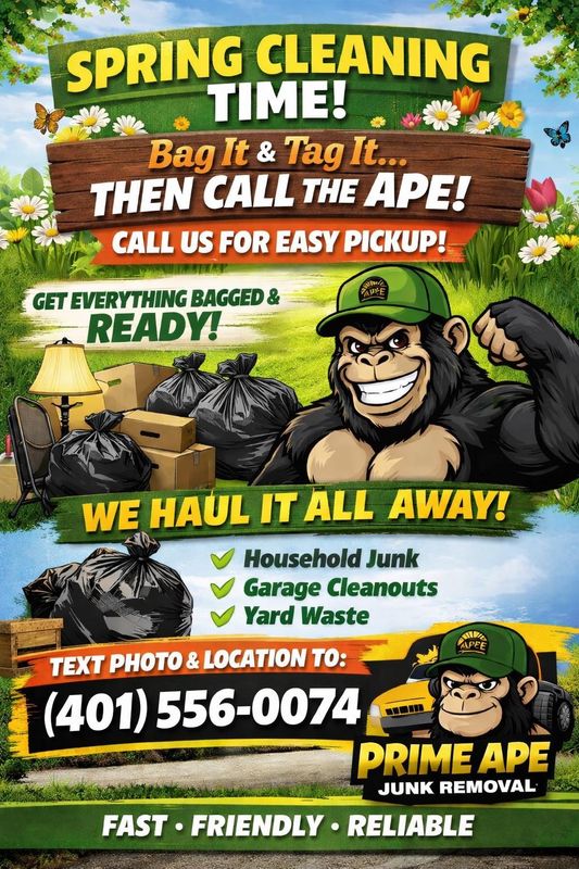 Text us photos - we send estimated cost - we haul it away

Discounted prices for junk at the curb

401-556-0074