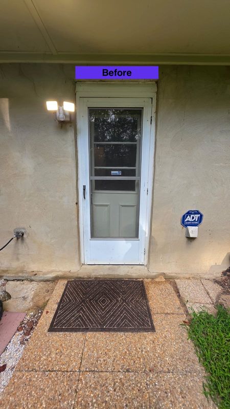 Elevating Home Security and Style: A Stunning Door Transformation by MAS Home Improvement