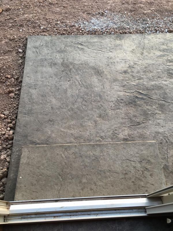 Stamped Concrete Installation