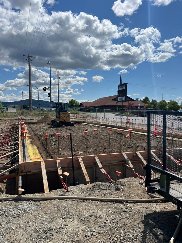Site Preparation & foundation dig outs