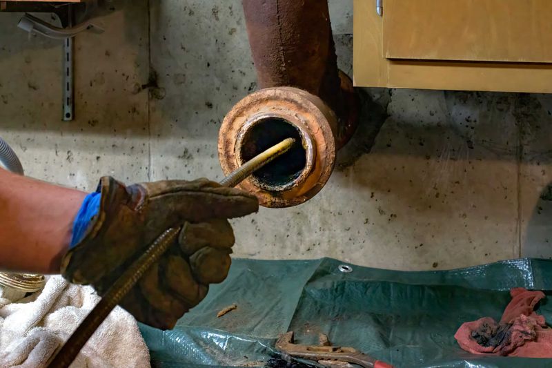 Snaking Main Sewer Line