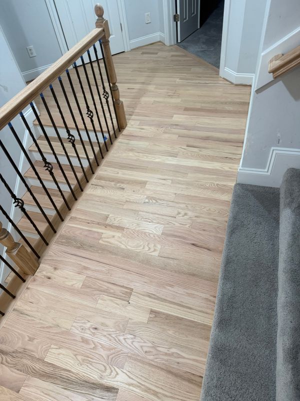 Solid hardwood installation