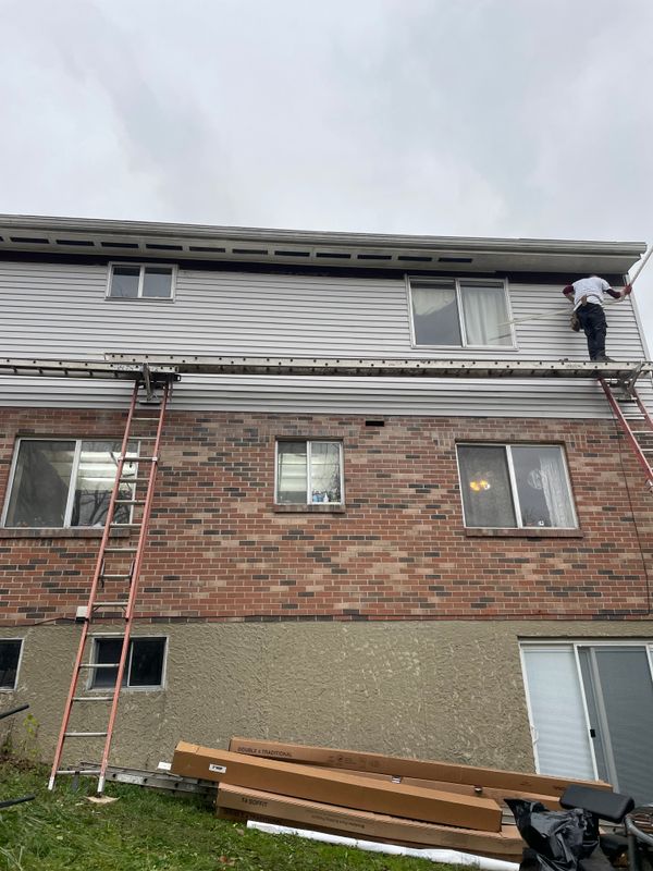 Siding installation
