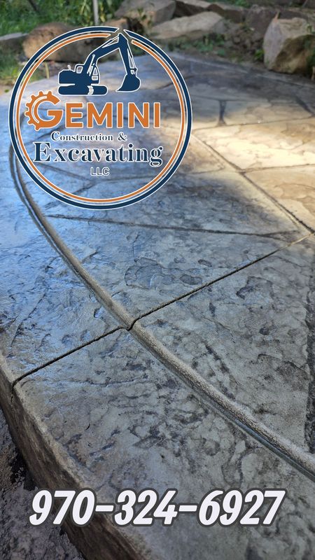 Stamped Concrete Installation