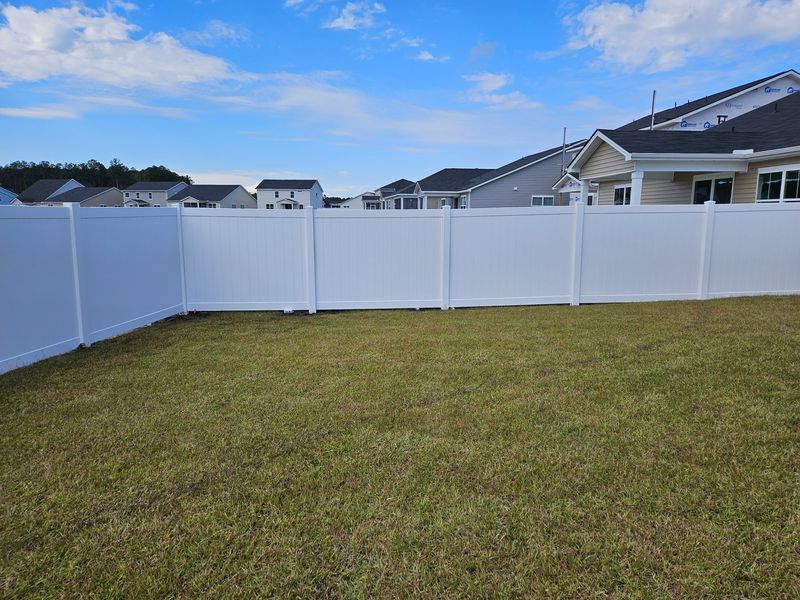 White Vinyl Fences