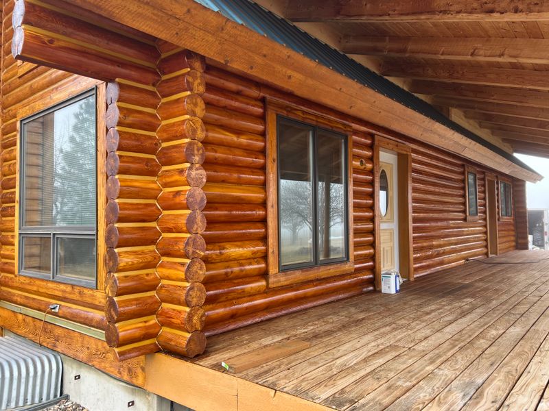 Log Home Restoration in Montana