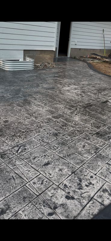 Stamped Concrete Installation