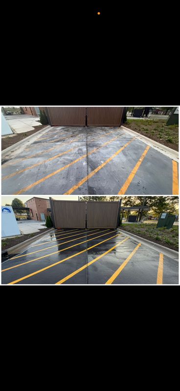 Commercial Dumpster Pad Cleaning