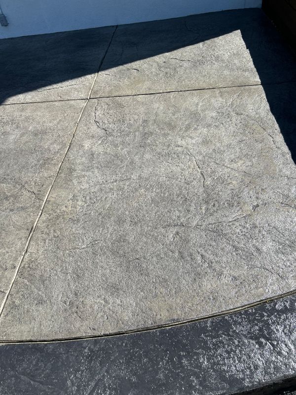Stamped Concrete Installation