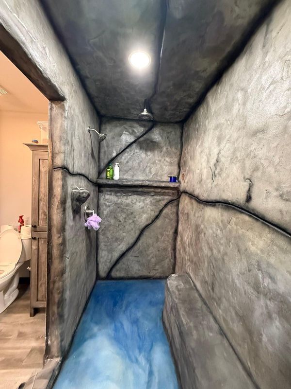 Full Depth Custom Carved Concrete