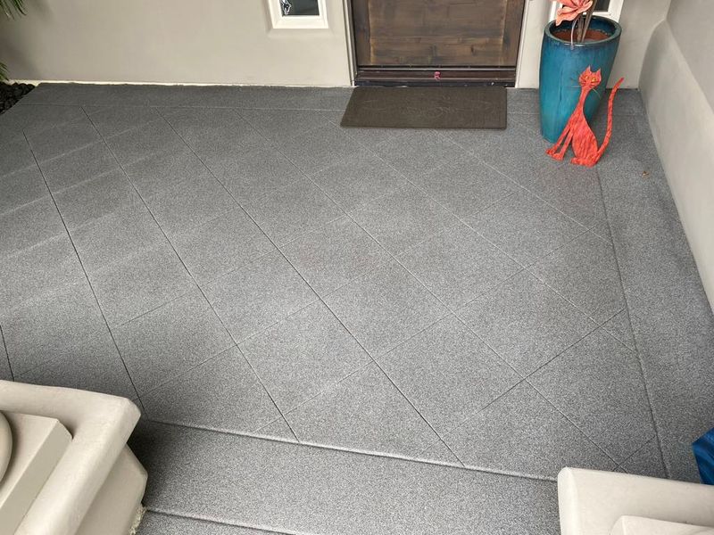 Quartz sand finish concrete flooring 