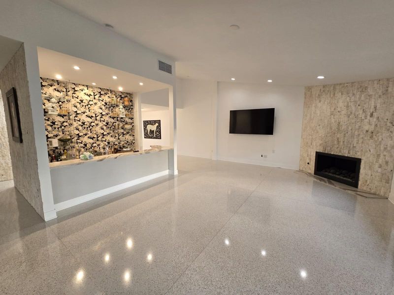 Cement Terrazo floor system