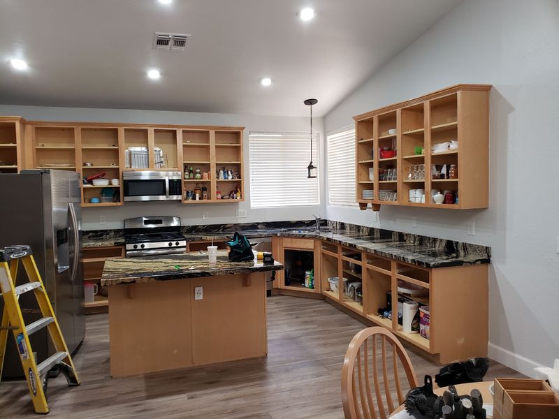 Kitchen Cabinet Repainting