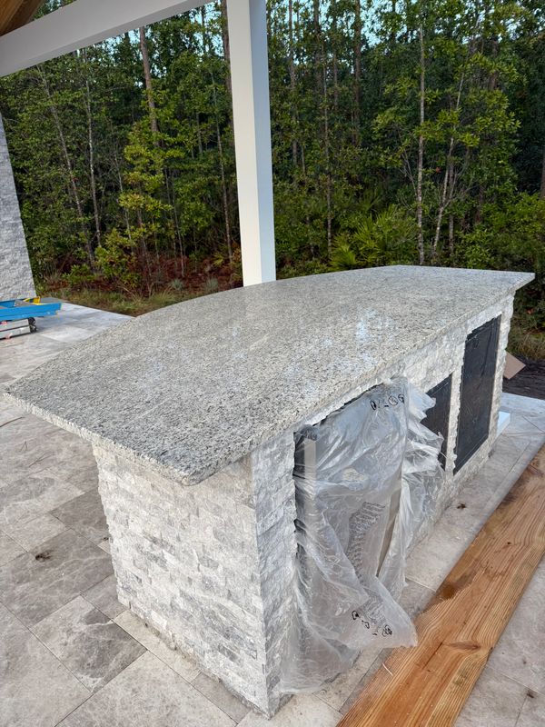 Outdoor Kitchen Construction