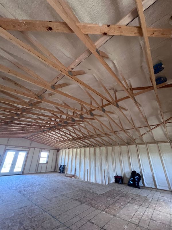 New Home Construction Spray Foam Insulation