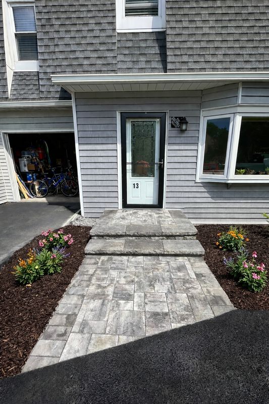 Hardscaping installation