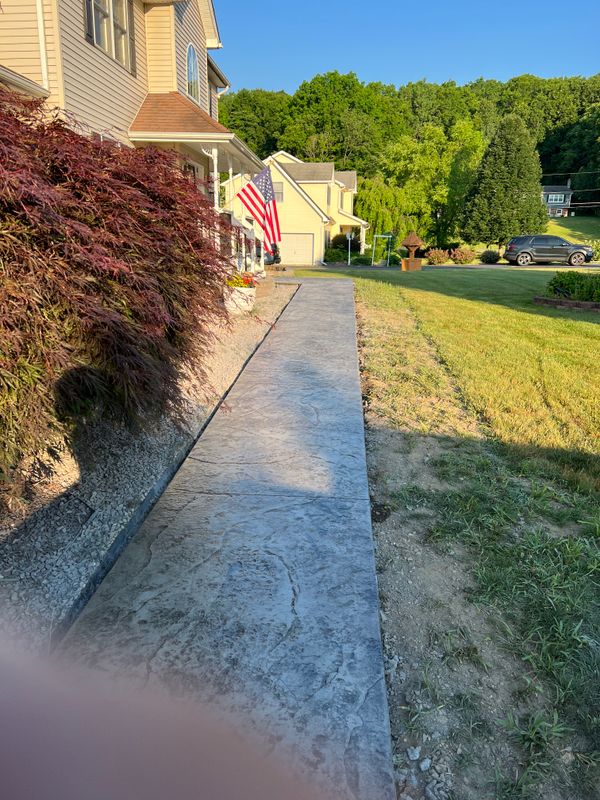 Stamped Concrete Installation