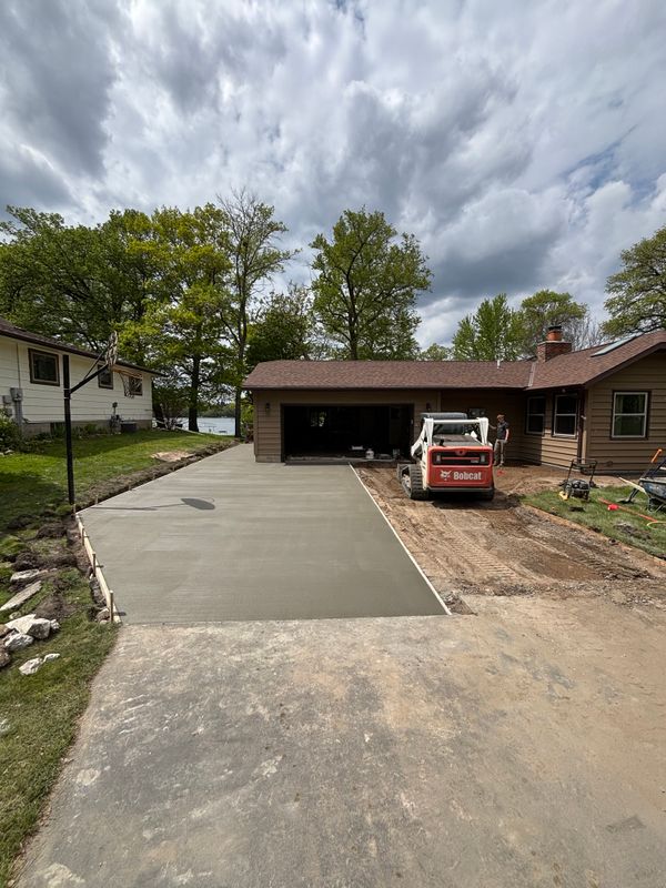 Patio and Driveways
