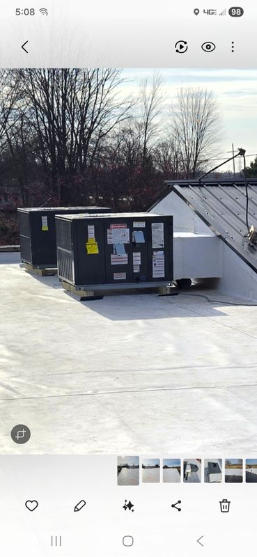 Efficiency Elevated: Rooftop Install Excellence by Wade's Heating & Cooling