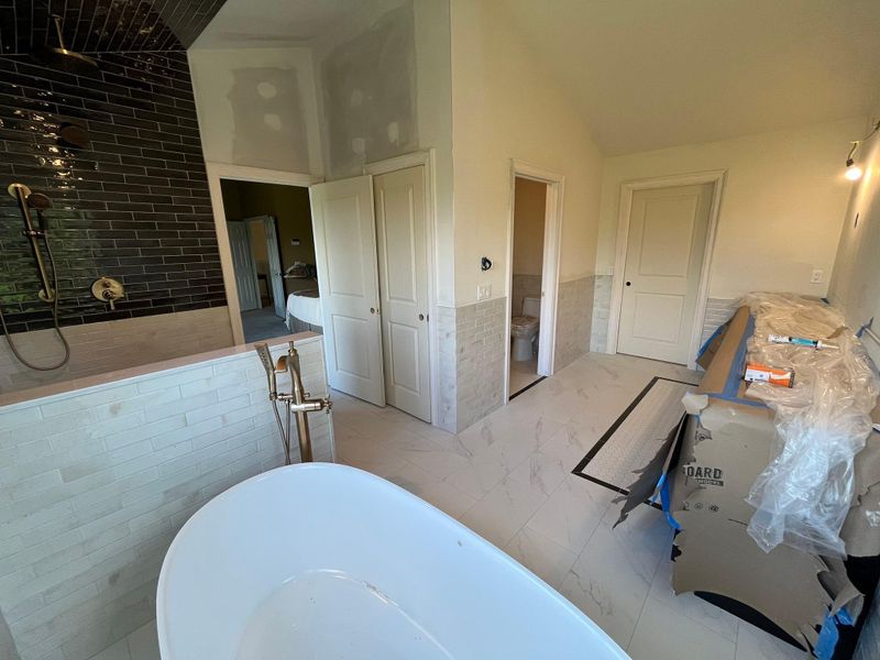Tile installation