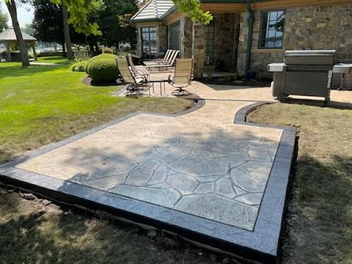 Stamped Concrete Installation