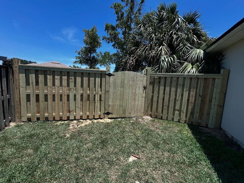 Wood Fence Installation