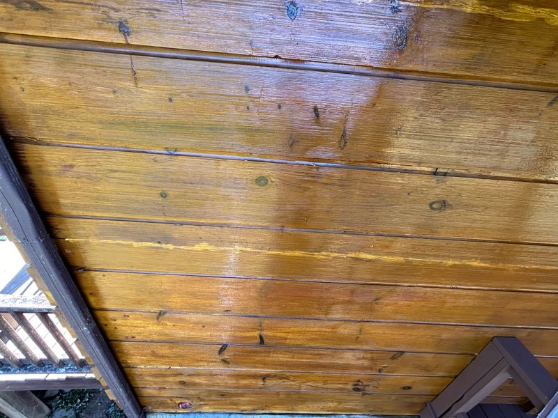 Log Home Staining