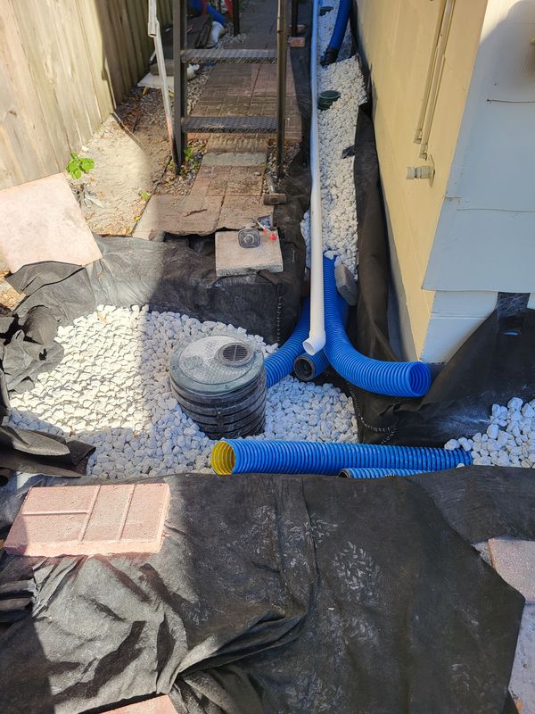 French Drain Installation