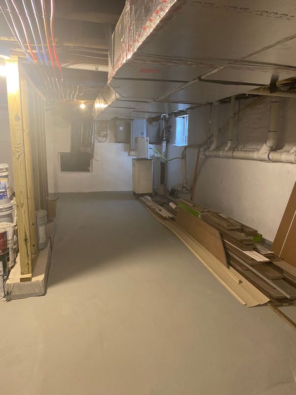 Basement waterproofing 
