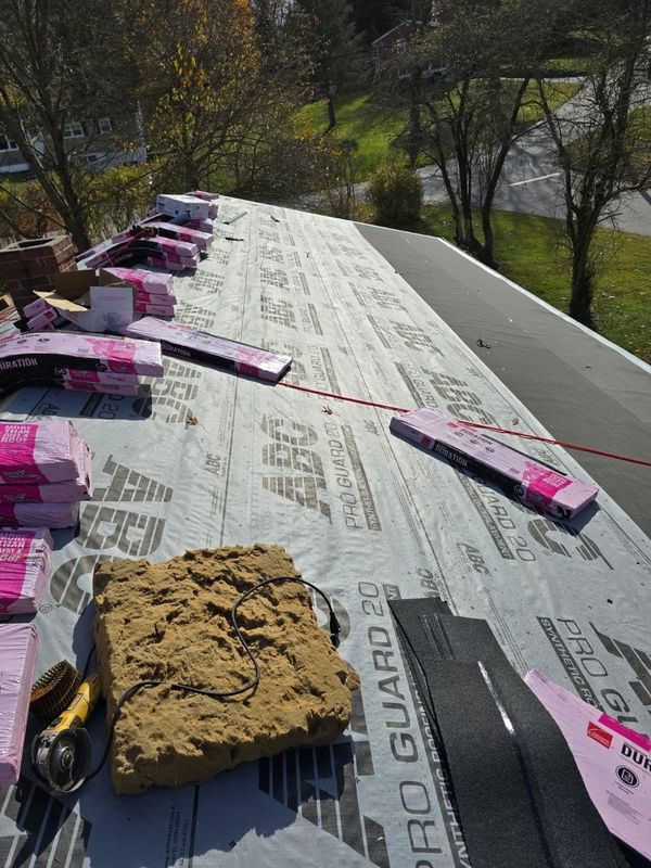 Roofing installation