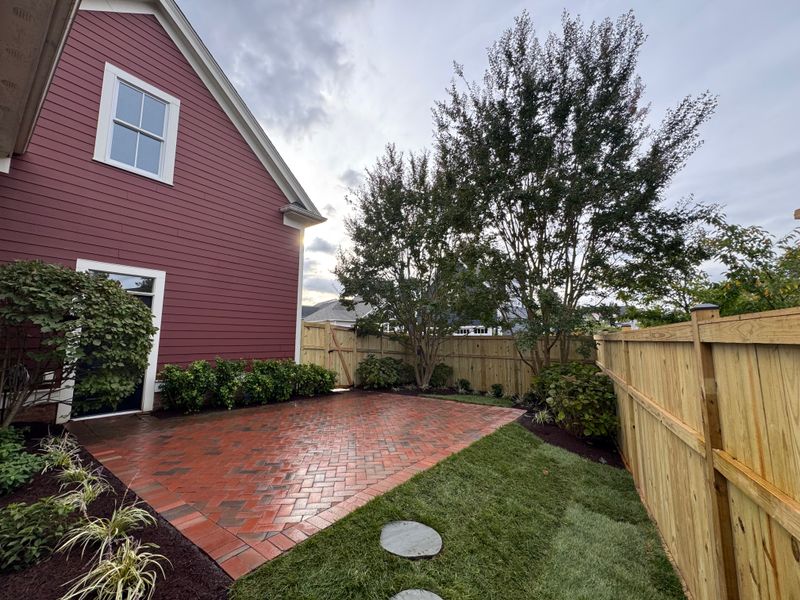 Brick Patio and Landscape Installation in Easton, Maryland