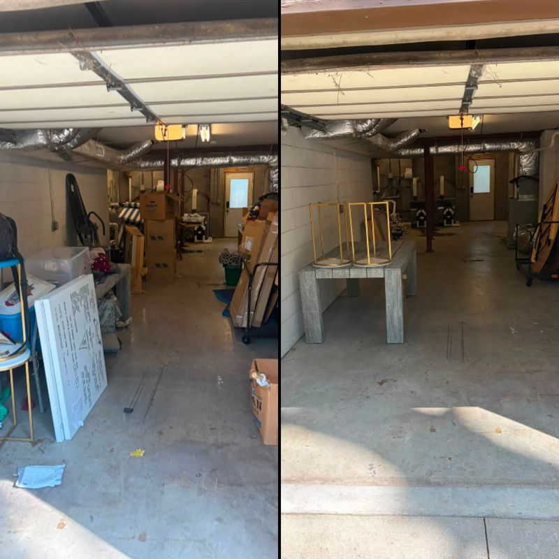 Basement Crawl Space and Garage Cleanout