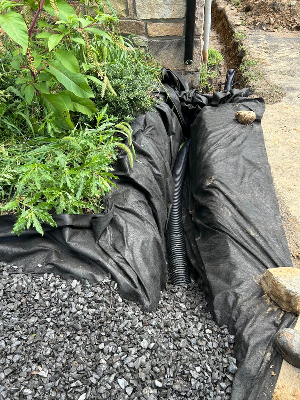 Outdoor French Drains