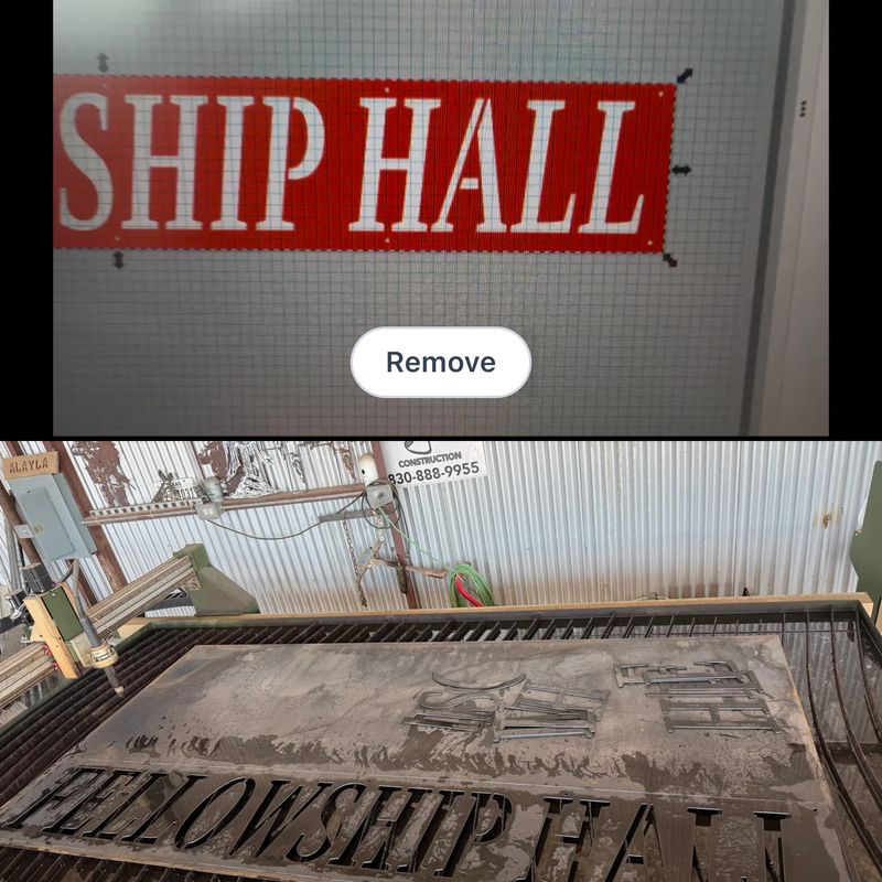 CNC Plasma metal cutting
