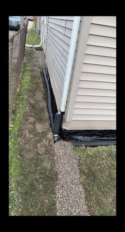 Exterior French Drains